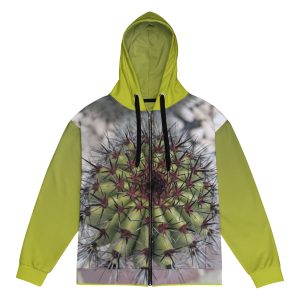 Barrel Cactus Unisex Green  Zip Hoodie