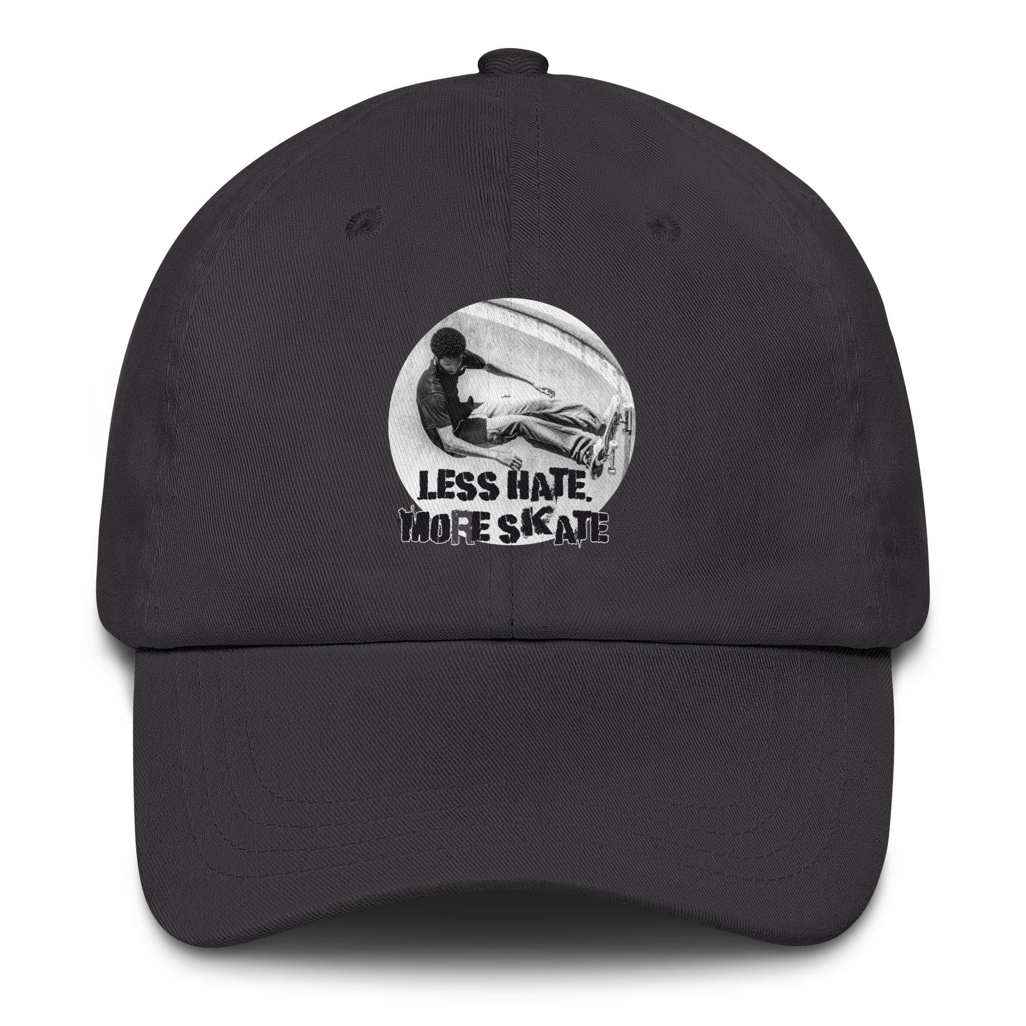 Less Hate More Skate Dad Hat - Image 3