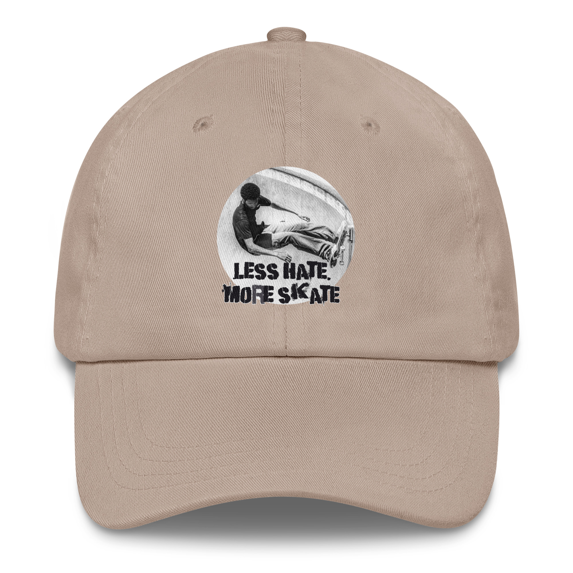 Less Hate More Skate Dad Hat - Image 5