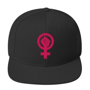Feminist Fist Symbol Snapback Hat