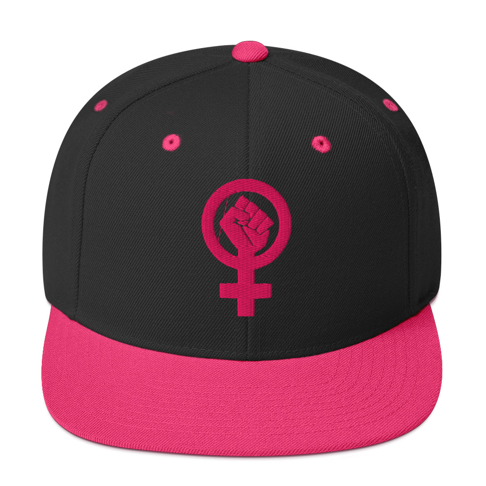 Feminist Fist Symbol Snapback Hat - Image 2