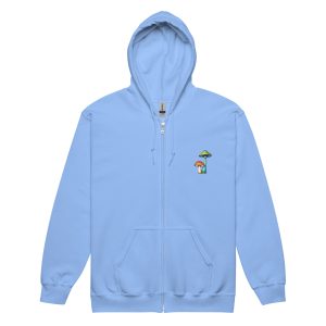 Mystical Mushroom Unisex Zip Hoodie