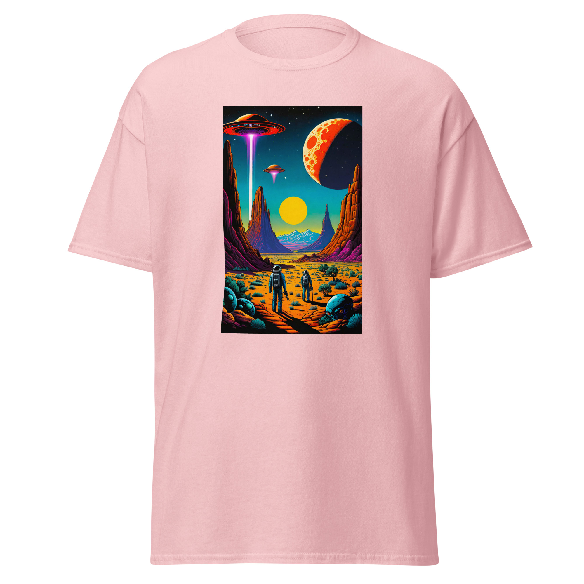 Cosmic Desert UFO Unisex Classic Tee - Image 10