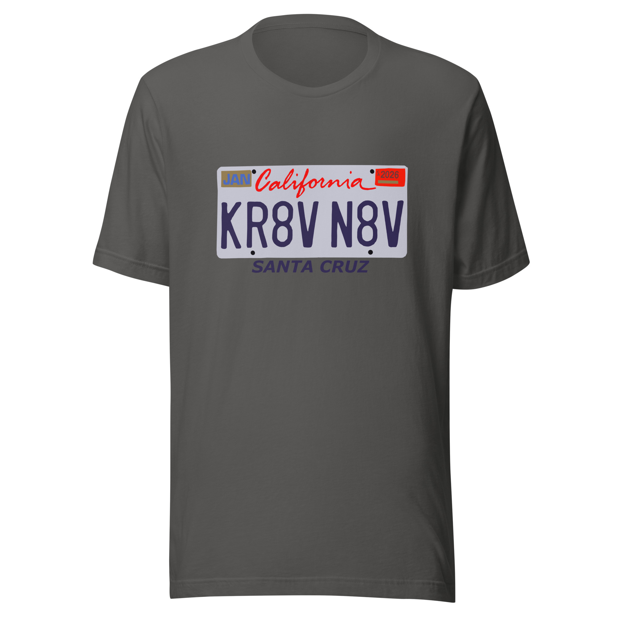 Creative Native California License Plate T-Shirt - Image 3