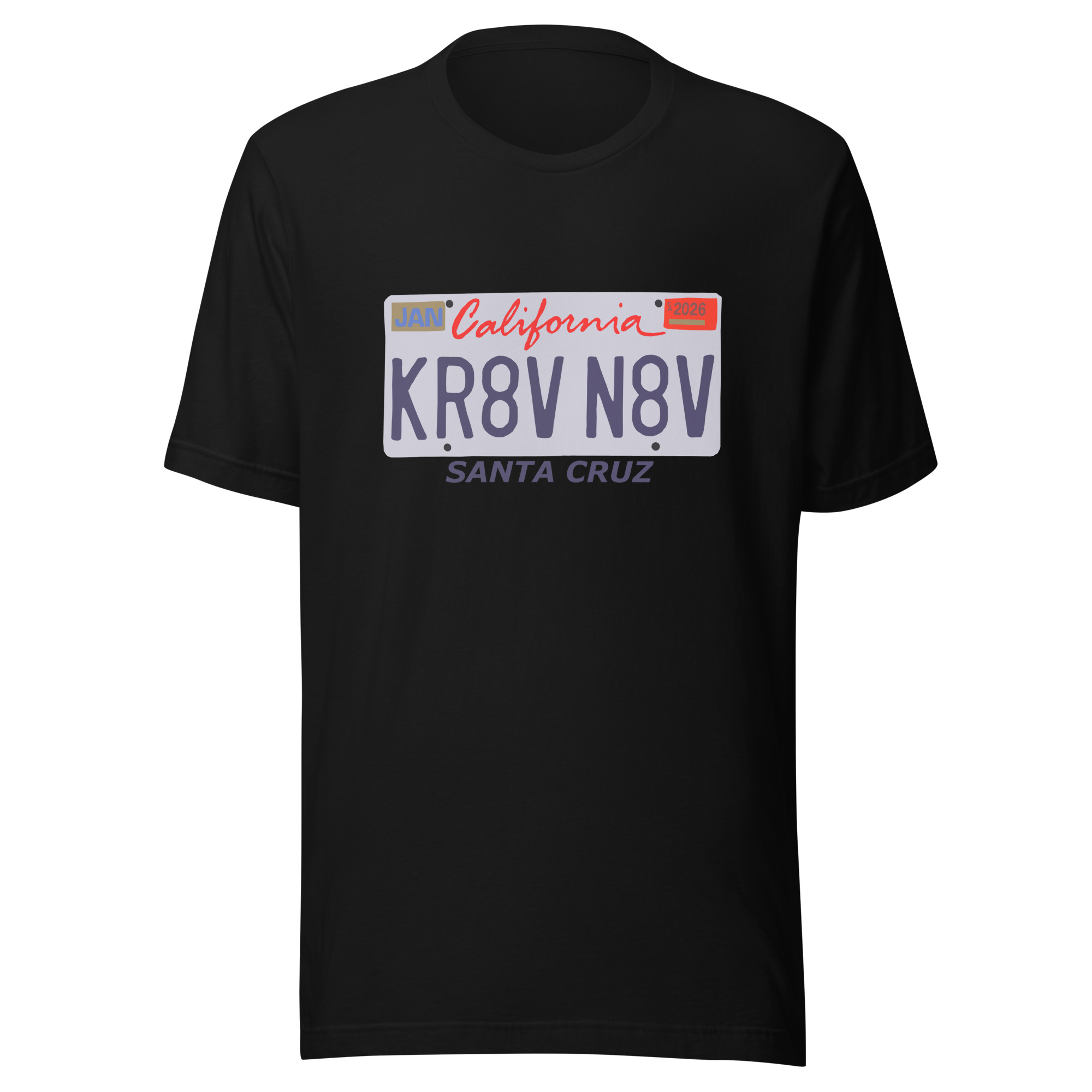 Creative Native California License Plate T-Shirt - Image 2