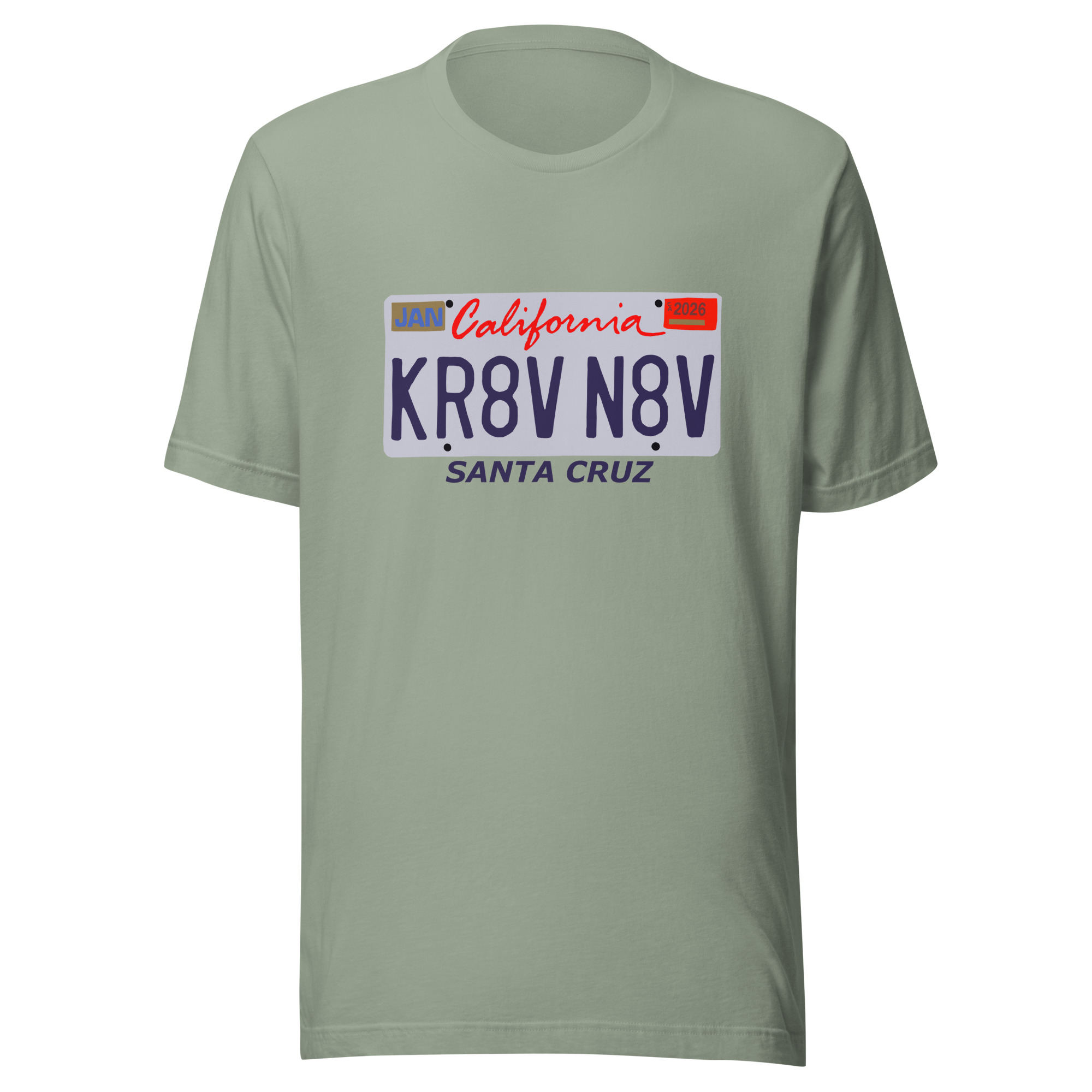 Creative Native California License Plate T-Shirt - Image 4