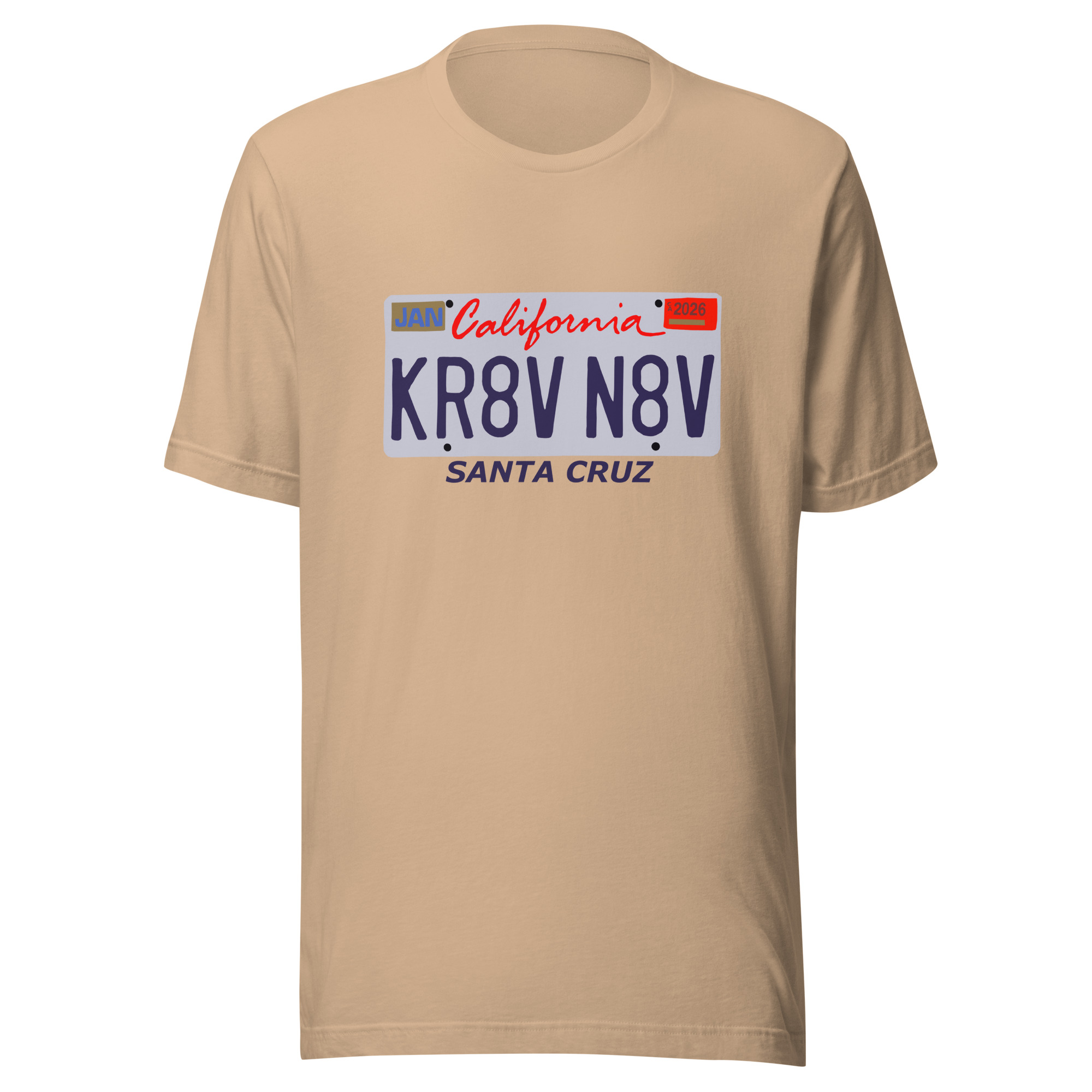 Creative Native California License Plate T-Shirt - Image 5